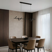 Lustra LED Harman, 23W, 6 Surse, Lumina Neutra, Negru Lustre Moderne Default Title Alessandro Design