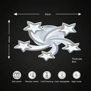 LED chandelier with remote control IPOMOEA 85W, 5 Stars, Cold/Warm/Neutral light, Dimmable, White LED chandelier with remote control Default Title Alessandro Design