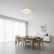 Lustra LED cu telecomanda VOLTA 96W, Ovala, lumina Rece/Calda/Neutra, Dimabila, Alb Lustre LED cu Telecomanda Default Title Alessandro Design