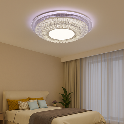 LED chandelier with remote control MIRALUX RGB, 62W, Blue/Cold/Neutral/Warm light, Dimmable, White LED chandelier with remote control Default Title Alessandro Design