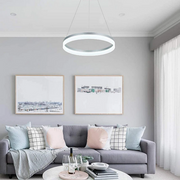LED Chandelier with Remote Control ANINA 34W, Cold/Warm/Neutral Light, Dimmable, White, Height Adjustable LED Chandeliers with Remote Control Default Title Alessandro Design