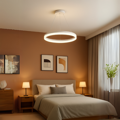 LED Chandelier with Remote Control ANINA 34W, Cold/Warm/Neutral Light, Dimmable, White, Height Adjustable LED Chandeliers with Remote Control Default Title Alessandro Design