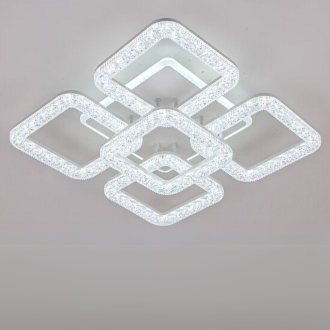 LED Chandelier Astrid with Remote Control, 134W, Dimmable, White LED Chandeliers with Remote Control Default Title Alessandro Design