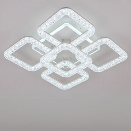 LED Chandelier Astrid with Remote Control, 134W, Dimmable, White LED Chandeliers with Remote Control Default Title Alessandro Design