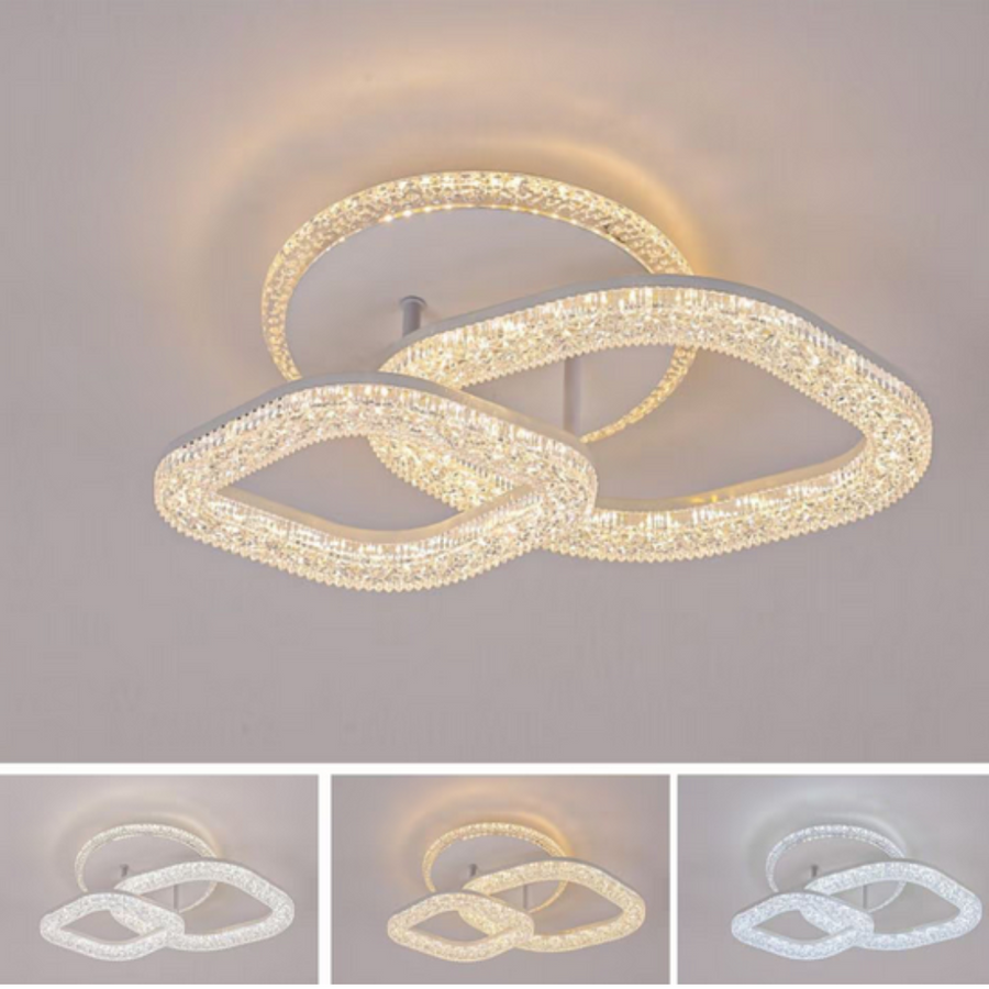 Asgard LED Chandelier 29W with Remote Control, Dimmable Light, White LED Chandeliers with Remote Control Default Title Alessandro Design