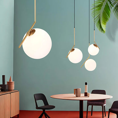 LOFT Haven Chandelier, 1x E27, Golden White, Metal, Adjustable Height, Modern Modern Chandeliers Default Title Alessandro Design