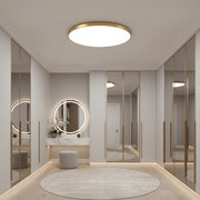 LED ceiling light SOLIS 27cm 20W Cold Light Gold LED ceiling lights Default Title Alessandro Design