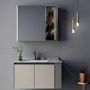 ZAKYNTHOS Bathroom Furniture Set, 80cm, 2 Pieces, Gray and Cream Bathroom Furniture Default Title Alessandro Design