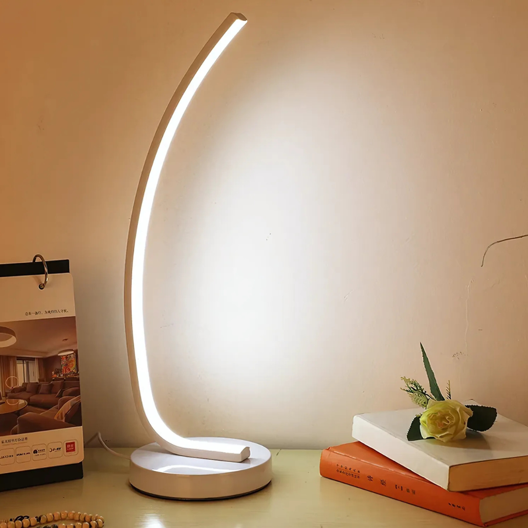 Veioza LED Nemesis, 14W, Lumina Rece/Calda/Neutra, Metal si Acril, Alb Veioze & Lampadare Default Title Alessandro Design