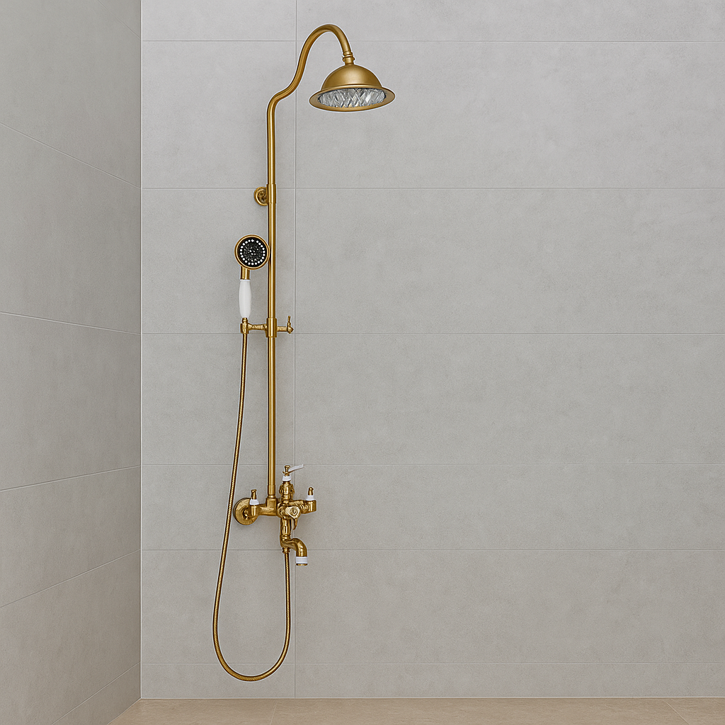 Shower Column, Sanitary Brass, Gold, WZY/310/B Faucets & Shower Columns Default Title Alessandro Design