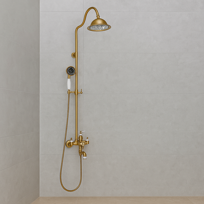 Shower Column, Sanitary Brass, Gold, WZY/310/B Faucets & Shower Columns Default Title Alessandro Design