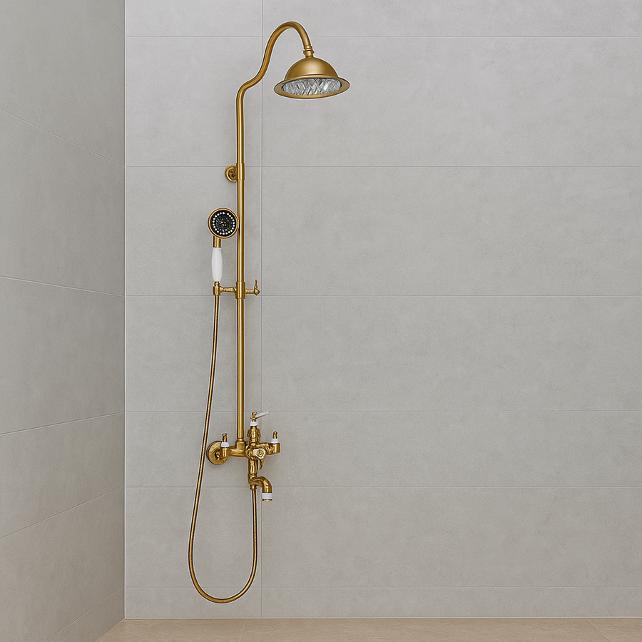 Shower Column, Sanitary Brass, Gold, WZY/310/B Faucets & Shower Columns Default Title Alessandro Design
