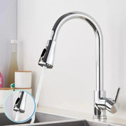 Kitchen Faucet with Extractable Shower, Tap with Touch for On/Off, SUS304 Stainless Steel, Chrome, CF/TOUCH/1 Kitchen Faucets Default Title Alessandro Design
