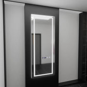 Rectangular LED Mirror, 60x150cm, Alessia Marcello Radar Sensor, De-fogging System, Clock & Thermometer, Dimabila, Dressing Couture Dressing Mirrors Default Title Alessandro Design