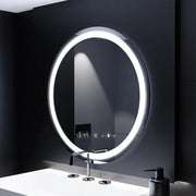 Round LED Mirror, 70cm, Celeste MotionGlow Marcello, Demister System, Clock & Thermometer, Dimmable, Warm Neutral Cold Light 3000K/4000K/6000K Marcello Mirrors Default Title Alessandro Design