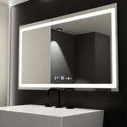 Rectangular LED Mirror, 120X70cm, Radiant MotionGlow Sensor Marcello, De-fogging System, Clock & Thermometer, Dimable Marcello Mirrors Default Title Alessandro Design