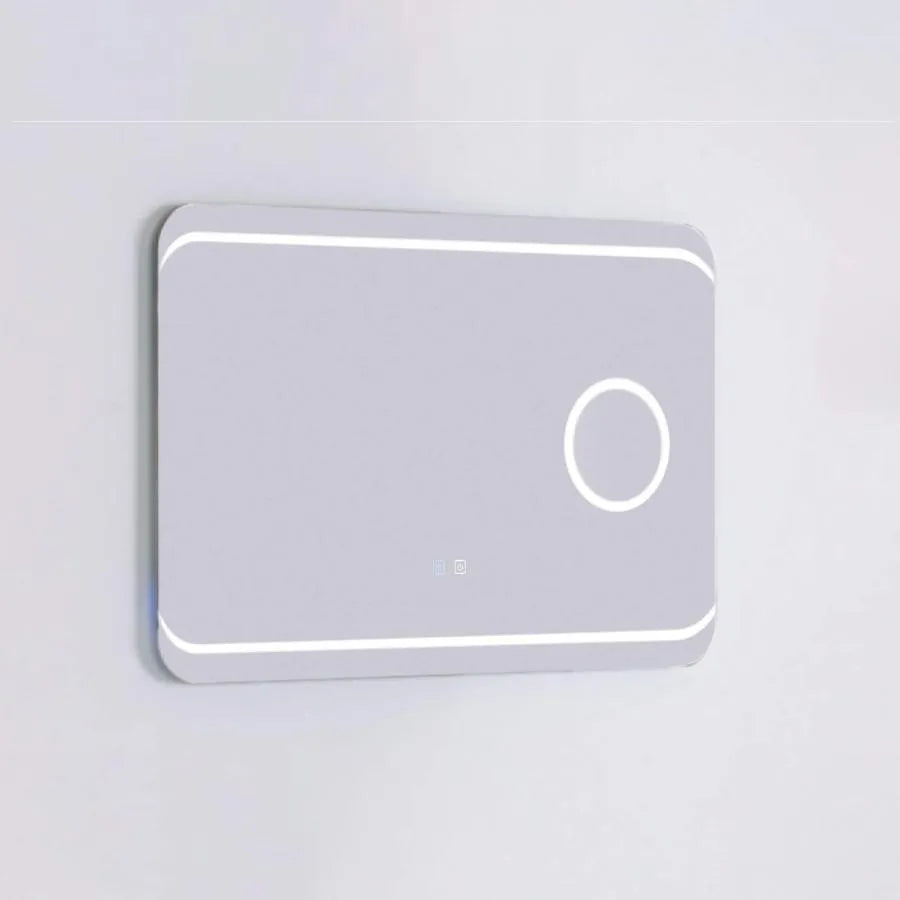 Rectangular LED mirror, 80x60cm, Stella Touch, Demisting System Mirrors Korman E Default Title Alessandro Design