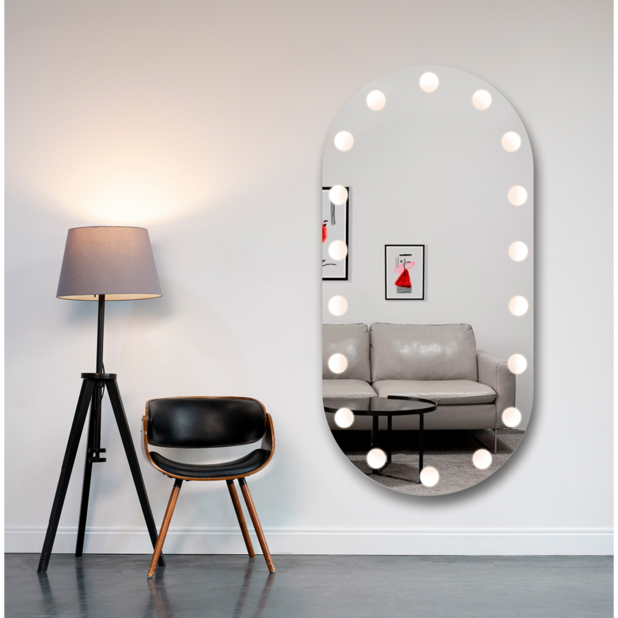 Mirror LED Touch Infinitium Demister System 60X80cm Mirrors Korman E Default Title Alessandro Design