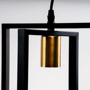 Archer Pendant 4x E27 Black Luster Industrial Default Title Alessandro Design