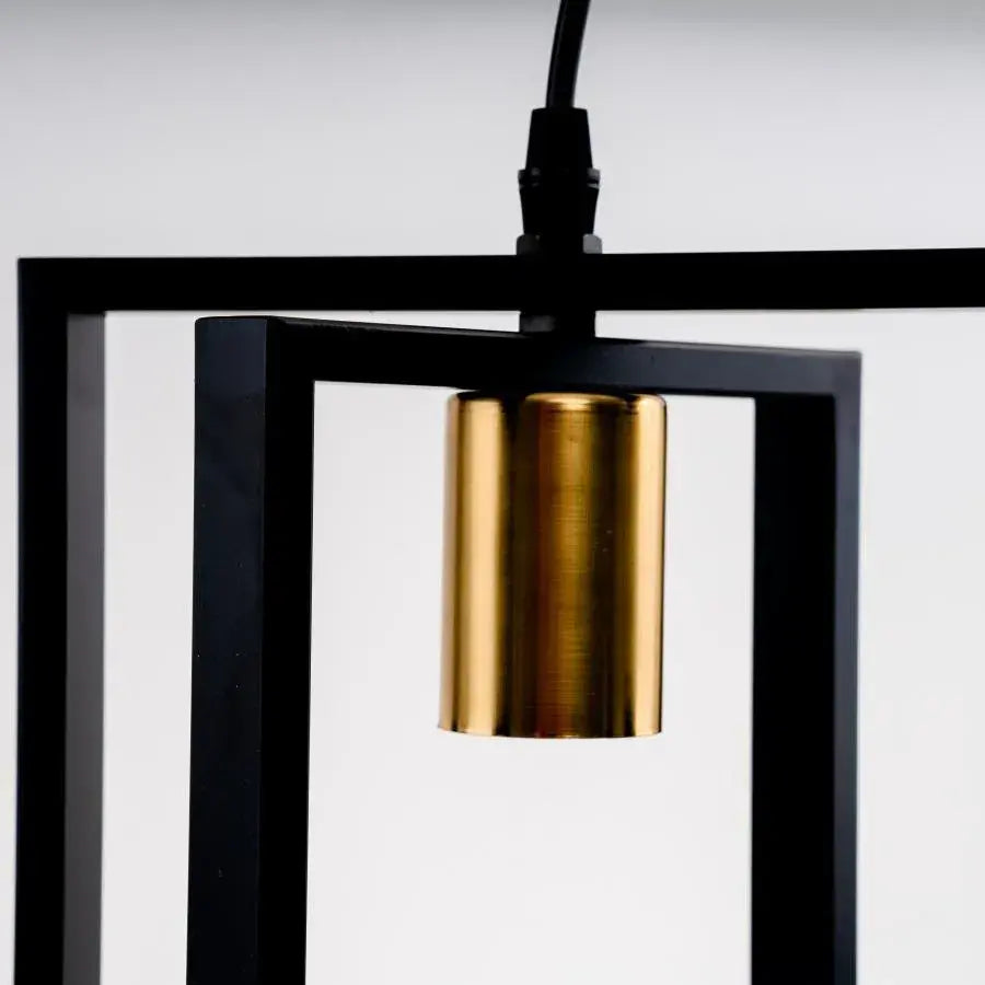 Archer Pendant 4x E27 Black Luster Industrial Default Title Alessandro Design
