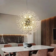 Ricky Crystal Pendant 12x G9 Silver Modern Candelabra Default Title Alessandro Design