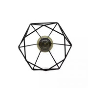 Diamond Shape Chandelier, STRUCTURE, 3xE27, Black, Metal Industrial Chandeliers Default Title Alessandro Design