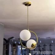 LOFT Atelier Chandelier, 2x E27, White Gold, Metal, Adjustable Height Modern Chandeliers Default Title Alessandro Design