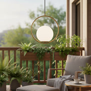 LOFT Haven Chandelier, 1x E27, White Gold, Metal, Adjustable Height