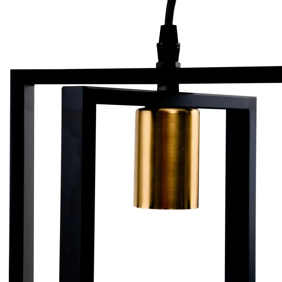 Patrisi Pendant 2x E27 Black Luster Industrial Default Title Alessandro Design