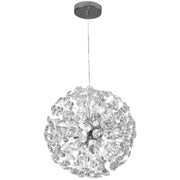 MINUET Crystal Chandelier 8x G9, Diameter 40cm, Shiny Chrome, Adjustable Height Modern Chandeliers Default Title Alessandro Design