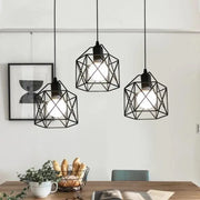 Luster Forma Prism, Geo Trio, 3 x E27, Black, Metal Luster Industrial Default Title Alessandro Design