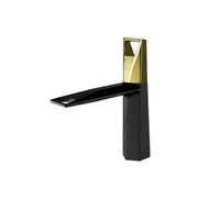 Basin Faucet, Sanitary Brass, Black with Gold, 10107H/G Bathroom Faucets Default Title Alessandro Design