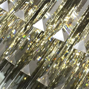 Crystal Chandelier, Brady, 14xE14, Rectangular, Gray Crystal Chandeliers Default Title Alessandro Design
