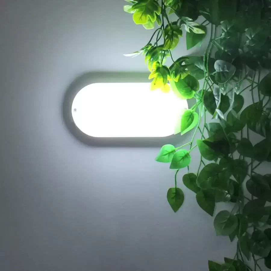 LED Ceiling Light FANTAS Oval 8W 17cm White Exterior IP65 LED Ceiling Lights Default Title Alessandro Design