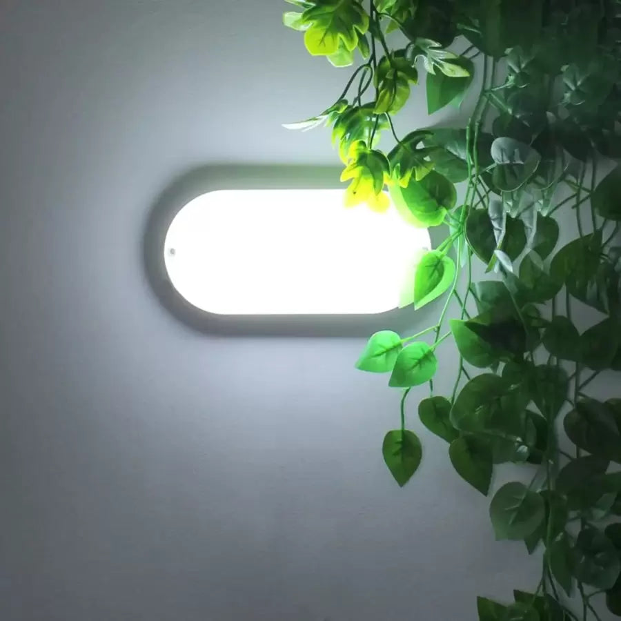 LED ceiling light FANTAS Oval 15W 20cm White Exterior IP65 Default Title Alessandro Design