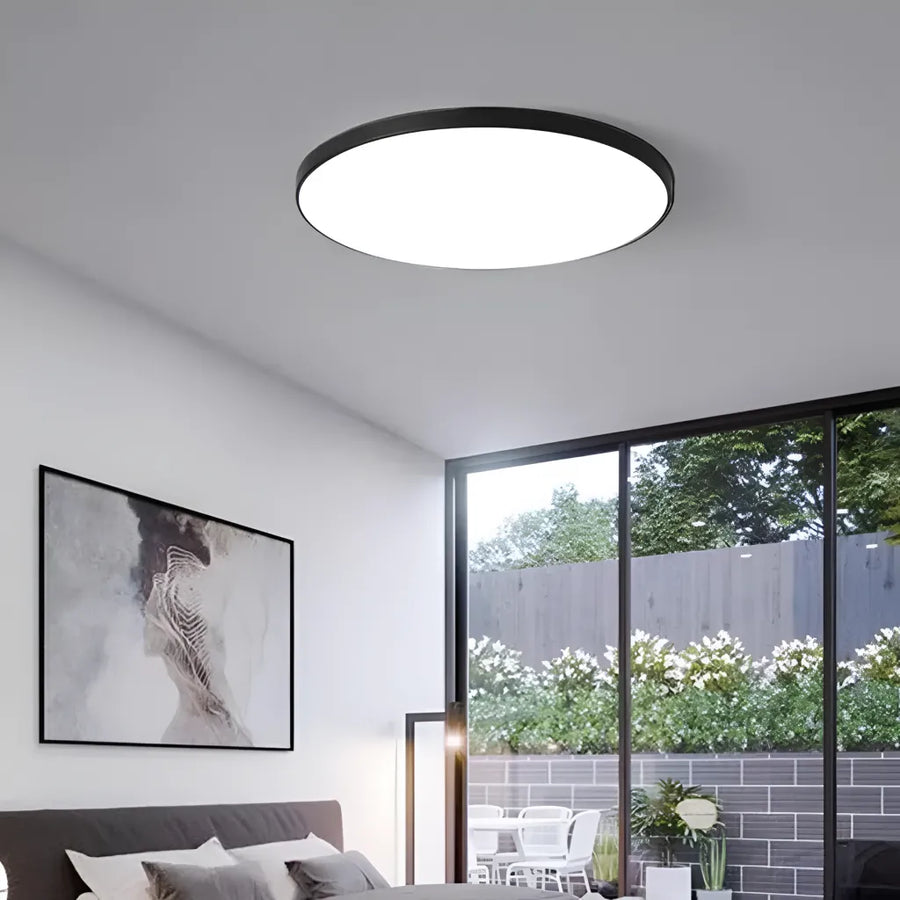 SOLIS LED ceiling light 37cm 32W Cold Light Black LED ceiling lights Default Title Alessandro Design