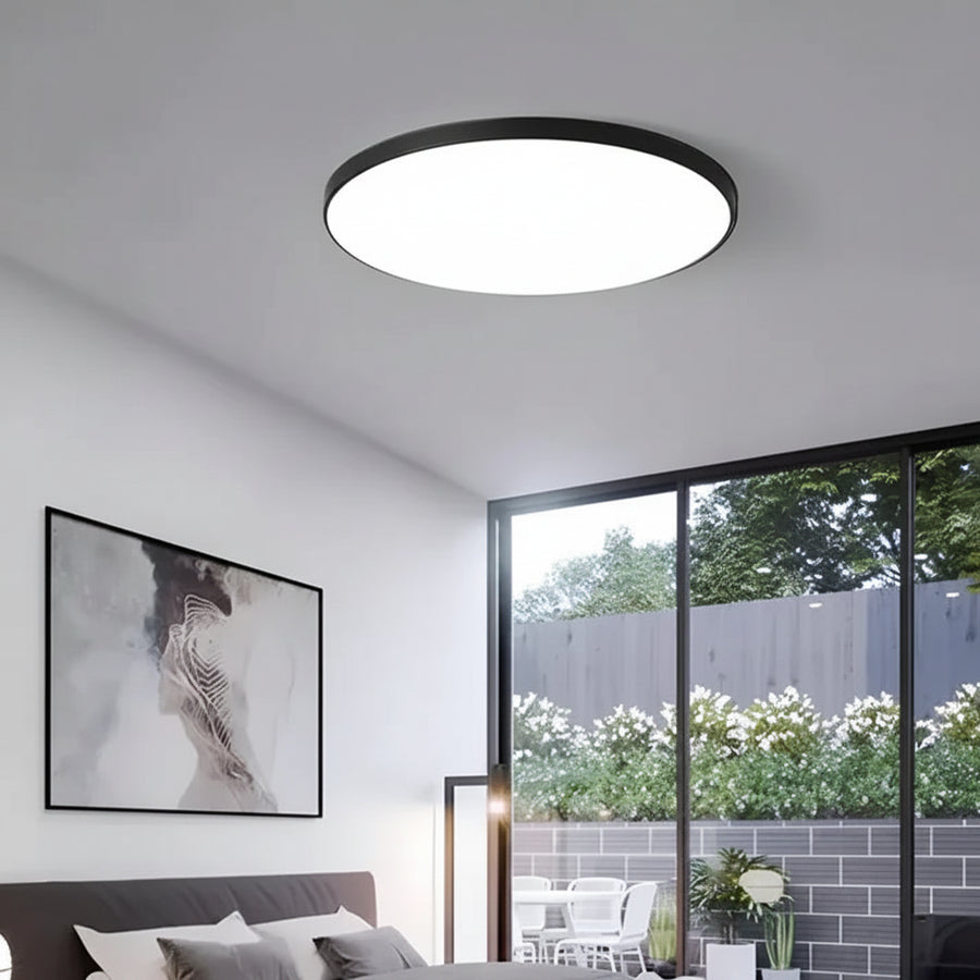SOLIS LED ceiling light 27cm 20W Cold Light, Black LED ceiling lights Default Title Alessandro Design