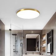 LED ceiling light SOLIS 27cm 20W Cold Light Gold LED ceiling lights Default Title Alessandro Design