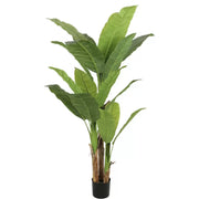 Japanese Banana Artificial Plant, 3 Branches, without Pot 190cm Green Artificial Indoor Plants Default Title Alessandro Design
