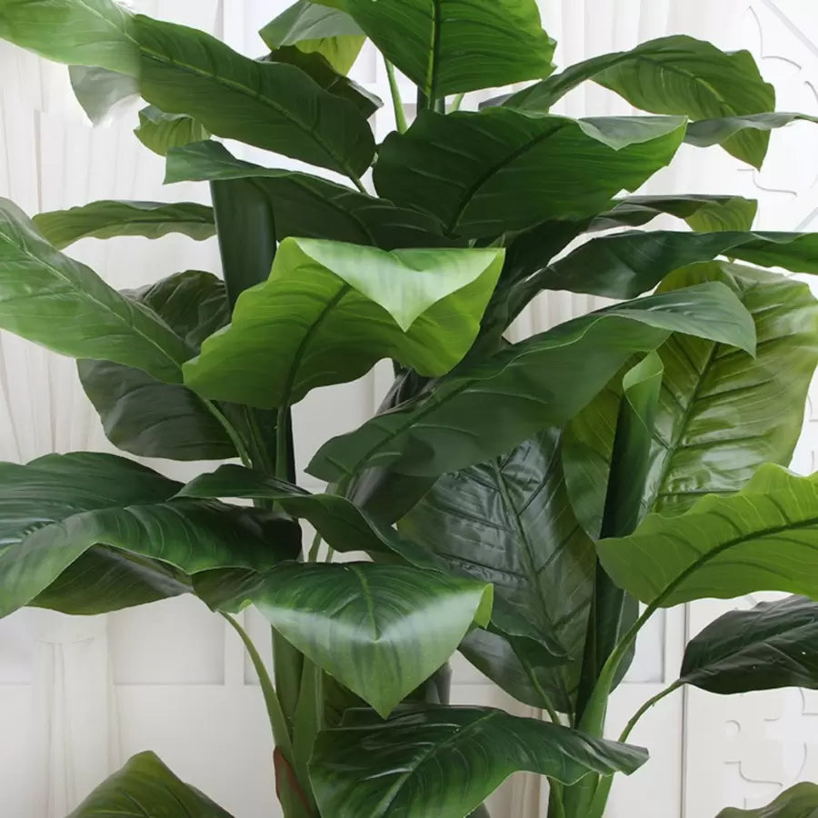 Japanese Banana Artificial Plant, 4 Branches, without Pot 180cm Green Default Title Alessandro Design