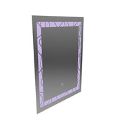 Rectangular LED mirror, 60x80cm, Deco Frame Basic Touch