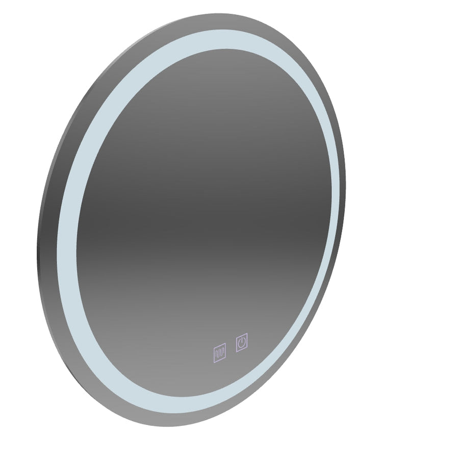 Round LED mirror, 70cm, Lucea Touch, Demister System, Dimmable