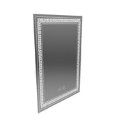 Rectangular LED mirror, 60x80cm, Touch Vivido, Demister System, Dimmable