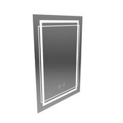 Rectangular LED mirror, 50x70cm, KOVEN Touch, Demister System, Dimmable