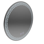 LED Round Mirror, 80cm, Orhina Touch, Demister System, Dimmable, E40S/80X80