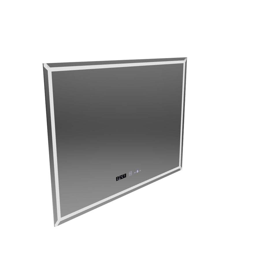 Rectangular LED mirror, 80x60cm, VillayTouch Marcello, Demister System, Dimmable