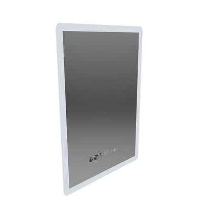 Rectangular LED mirror, 50x70cm, ELANCEE MotionGlow Marcello sensor, De-fogging system, Clock & Thermometer, Dimmable