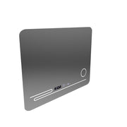 Rectangular LED mirror, 80x60cm, Harmonie MotionGlow Marcello, Demister System, Thermometer and Clock, Cosmetic Magnifier, Dimmable