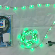 LED Strip Kit 2835 with remote control, RGB, 10W/m, 5m, IP44