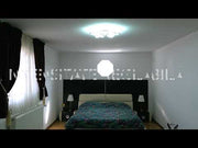 LED chandelier with remote control BLOSSOM 95W, 5 Petals, Cold/Warm/Neutral light 3000K/4000K/6000K, Dimmable, White, Metal and Acrylic